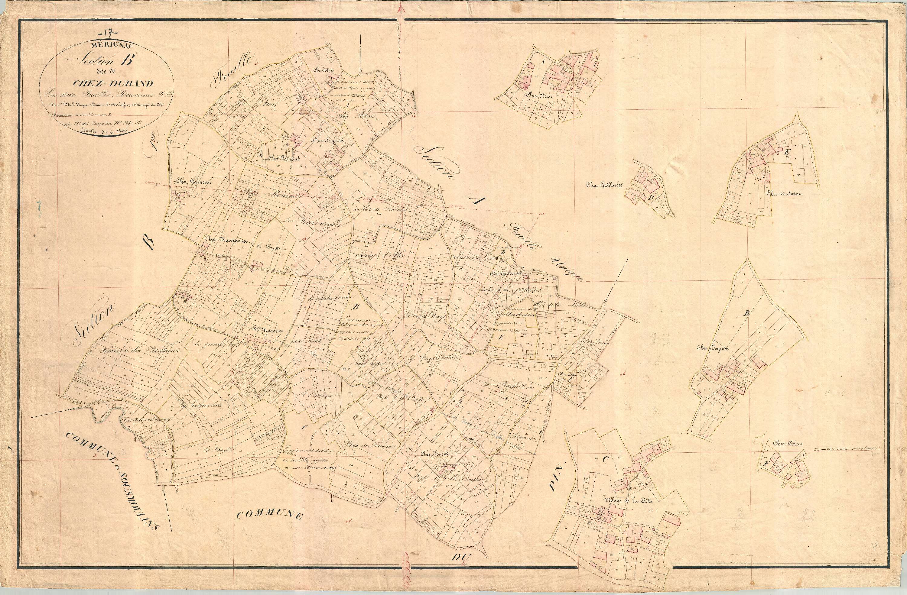Mérignac - Section B2 dite de chez Durand.