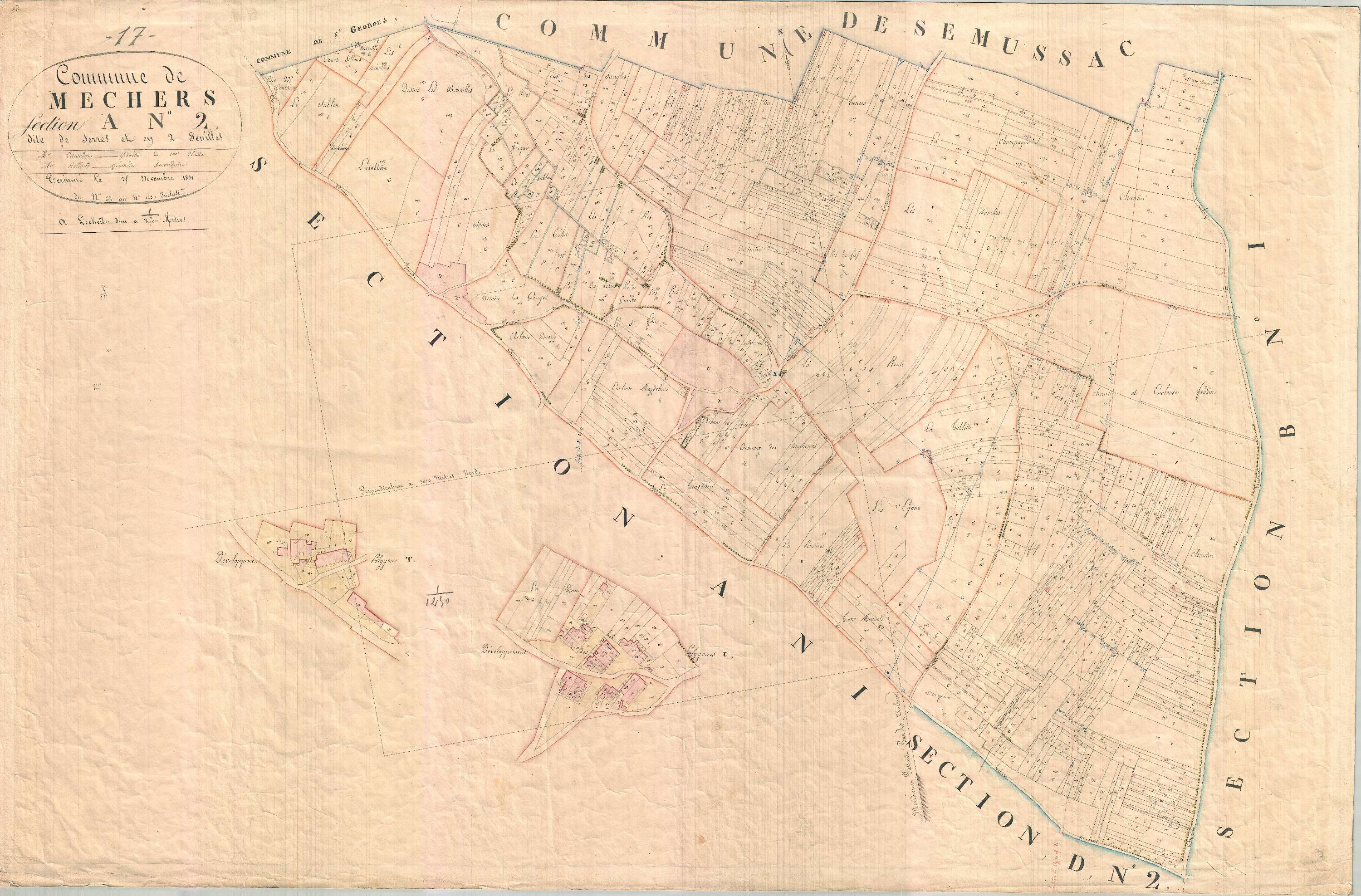 Meschers-sur-Gironde - Section A2 dite de Serres.