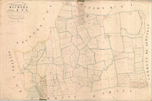 Meschers-sur-Gironde - Section B2 dite de Beauregard.