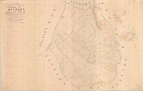 Meschers-sur-Gironde - Section C1 dite du Bourg.