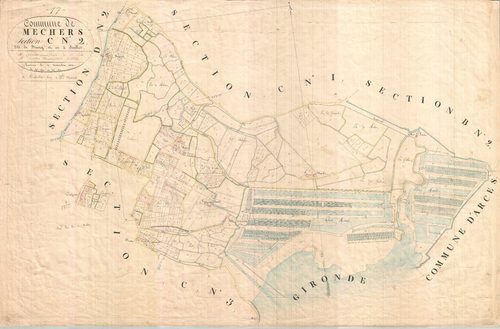 Meschers-sur-Gironde - Section C2 dite du Bourg.