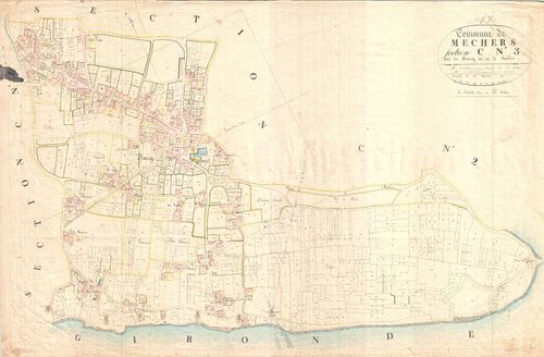 Meschers-sur-Gironde - Section C3 dite du Bourg.
