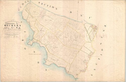 Meschers-sur-Gironde - Section C4 dite du Bourg.