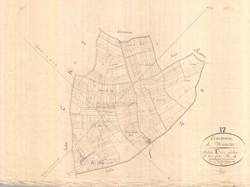Meursac - Section E3 dite des Challais.