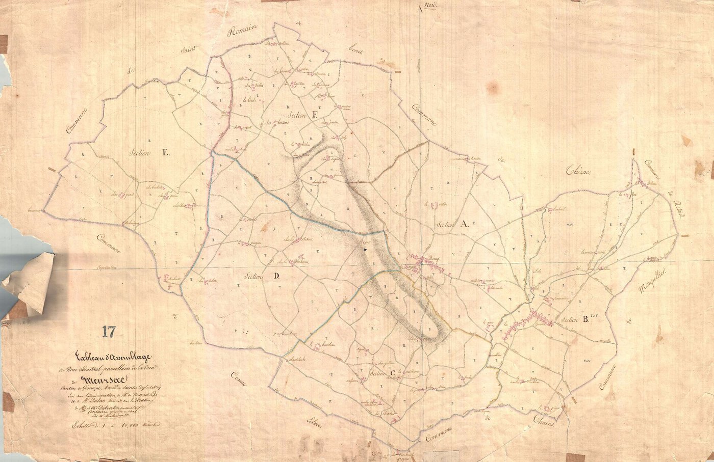 Meursac - Tableau d'assemblage.