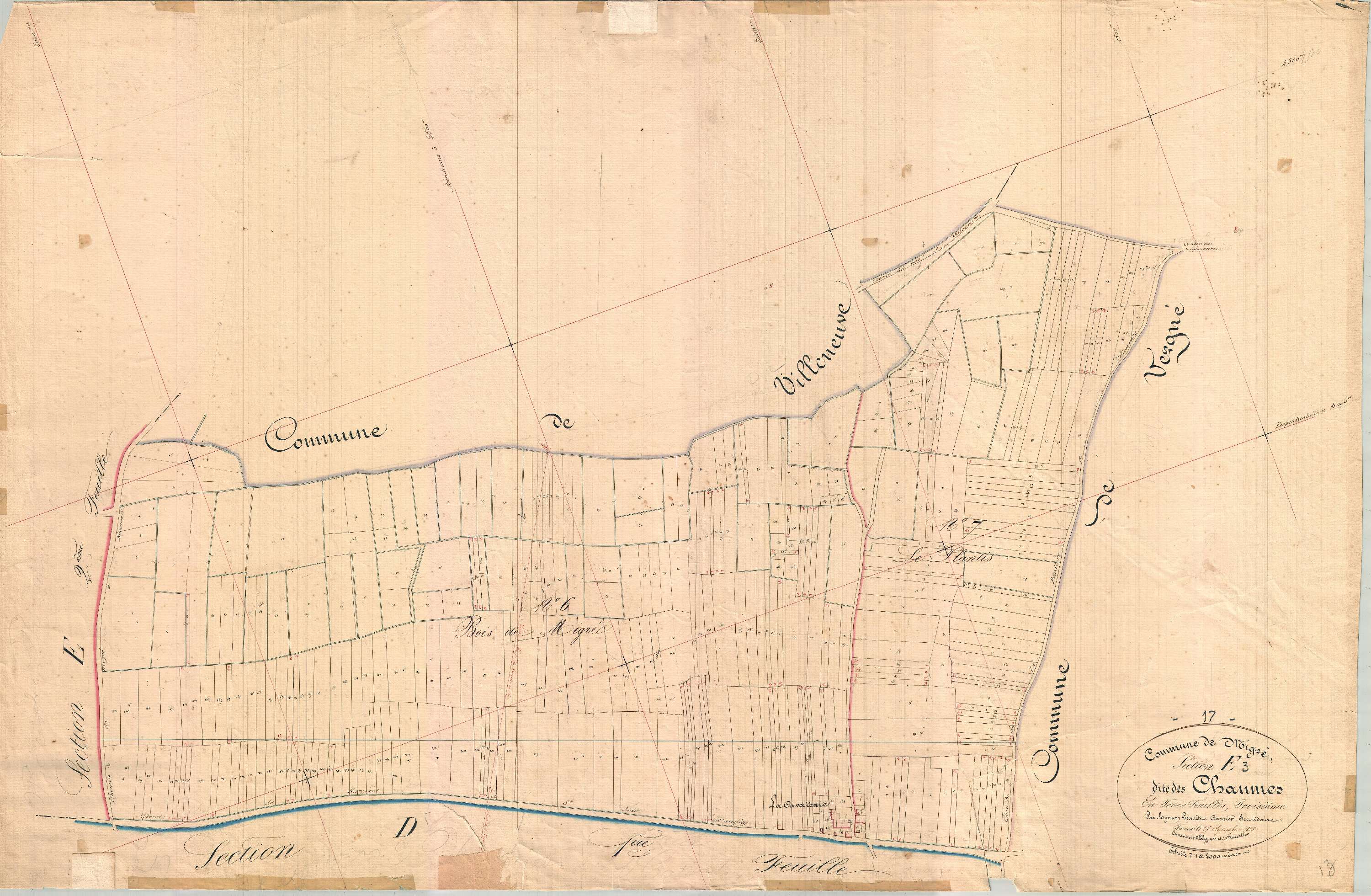 Migré - Section E3 dite des Chaumes.