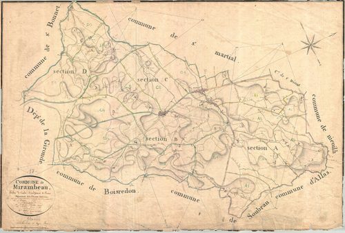 Mirambeau - Tableau d'assemblage.