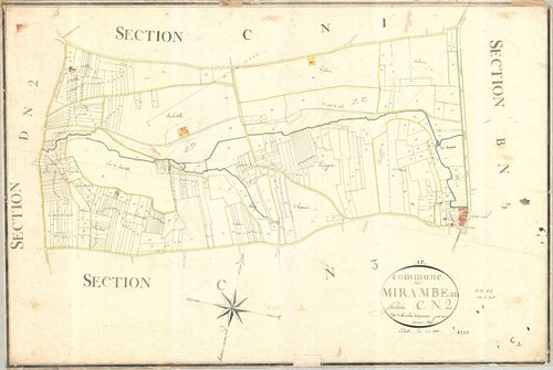 Mirambeau - Section C2 dite de Mirambeau et de Petit Niort partie Ouest.