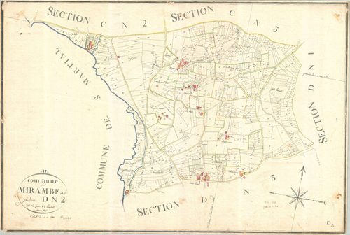 Mirambeau - Section D2 dite de Ferat et de Romport.