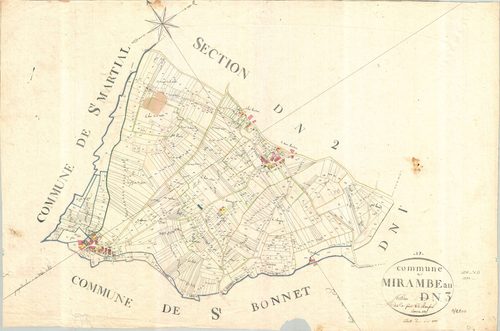 Mirambeau - Section D3 dite de Ferat et de Romport.