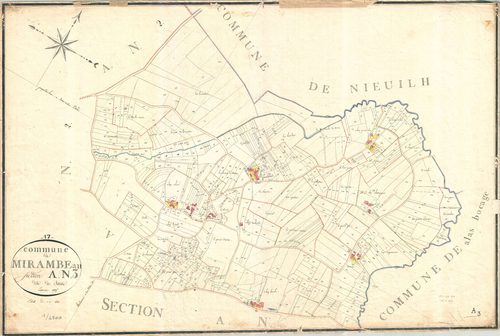 Mirambeau - Section A3 dite de Sivrac.