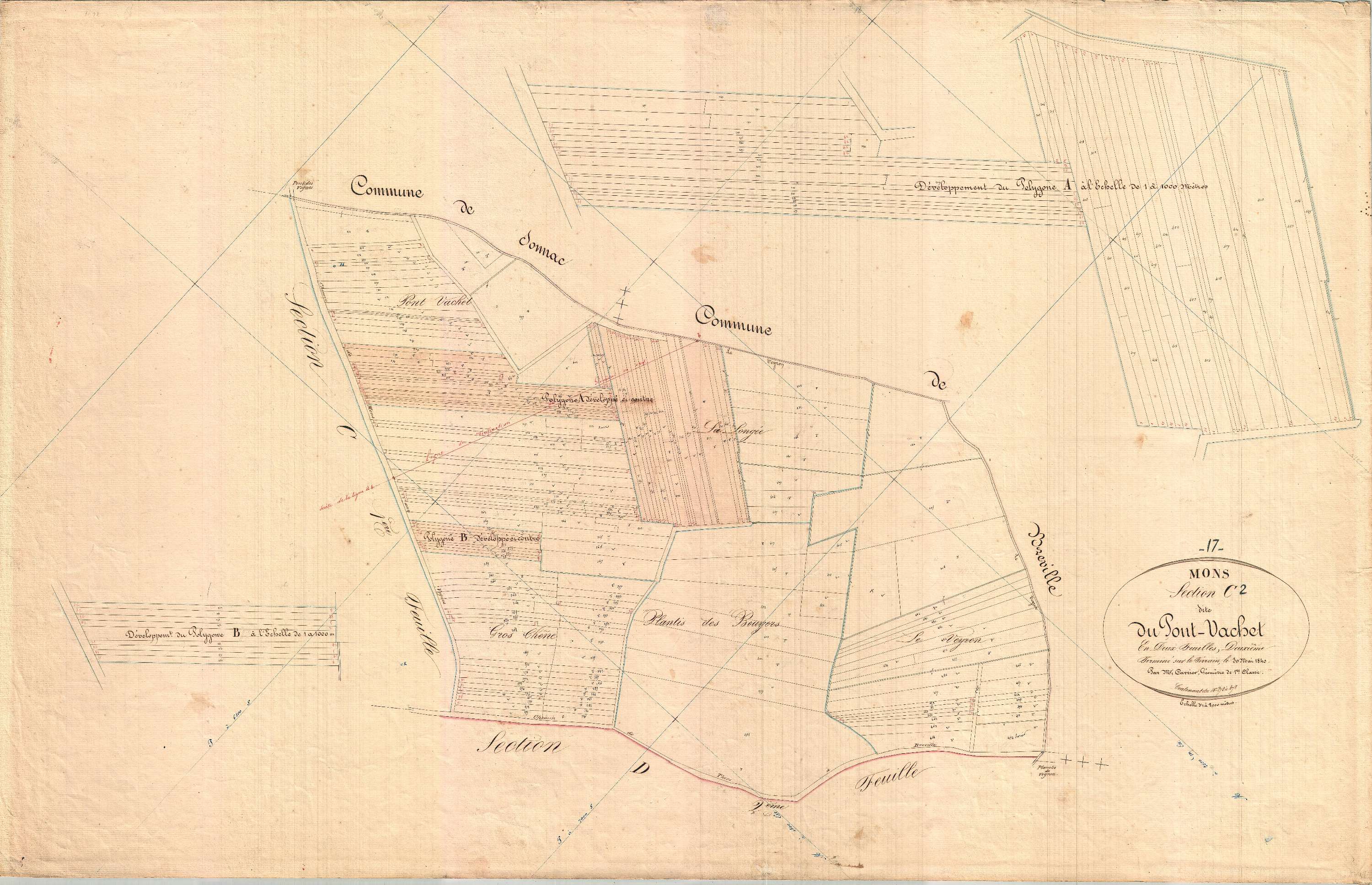 Mons - Section C2 dite du Pont Vachet.