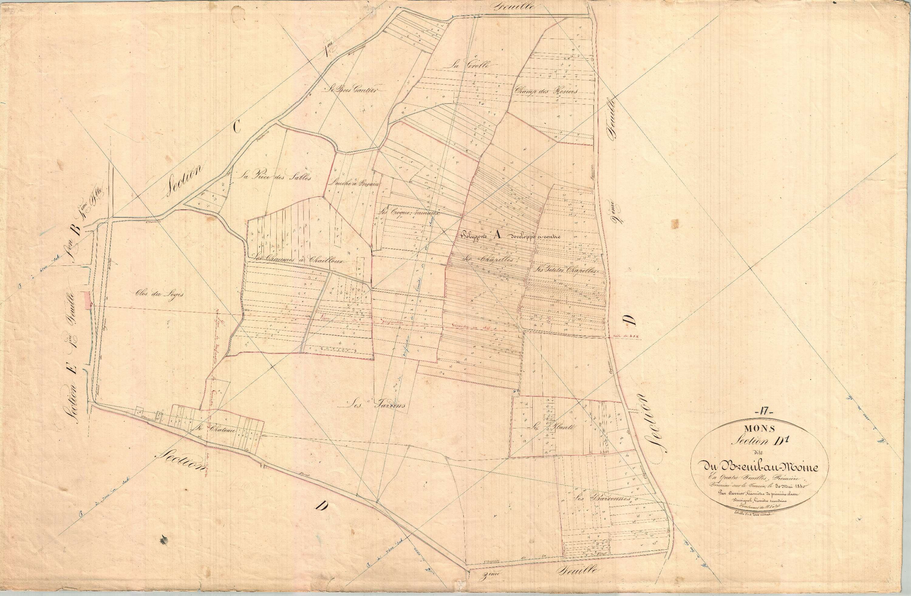Mons - Section D1 dite du Breuil au Moine.