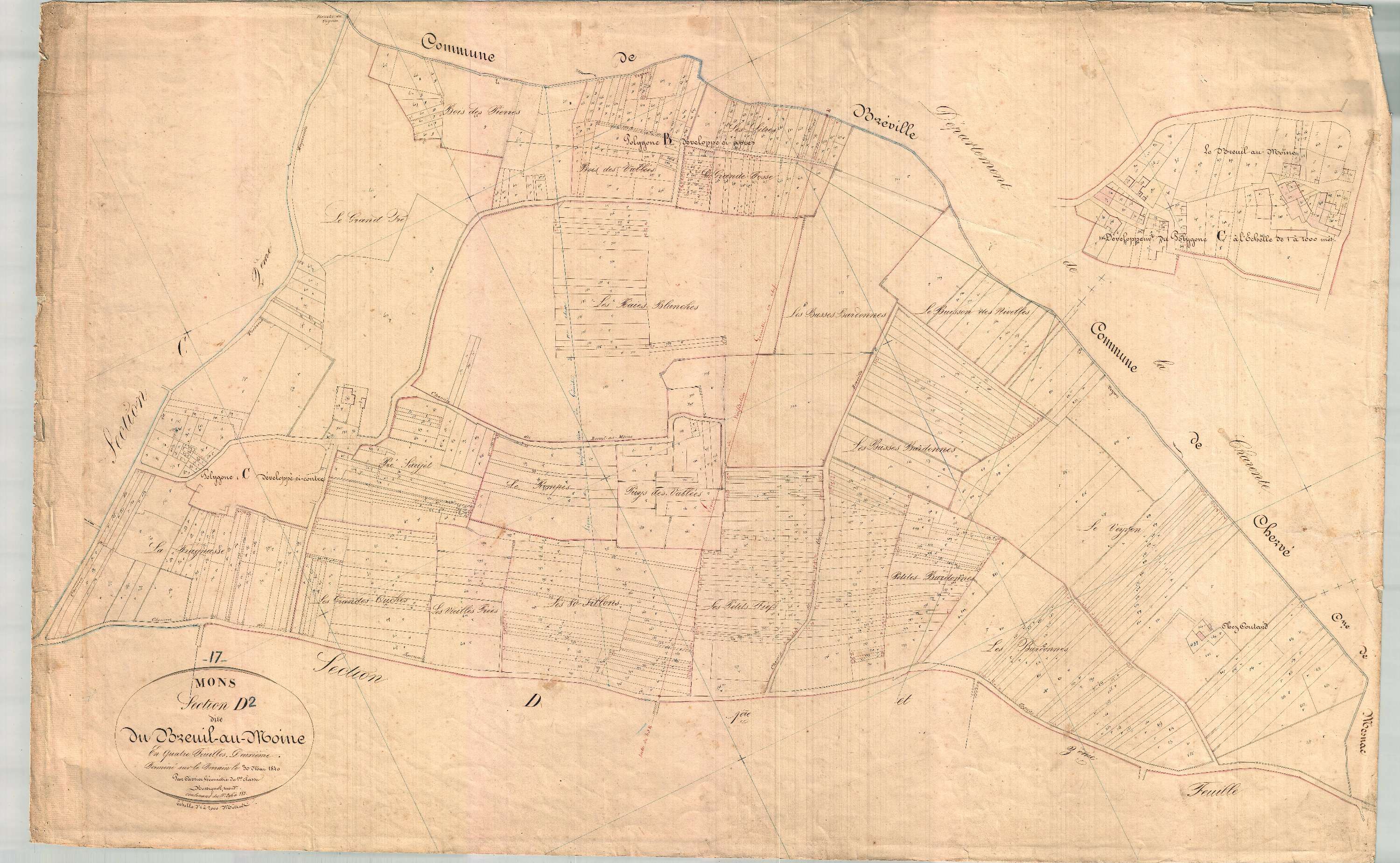 Mons - Section D2 dite du Breuil au Moine.