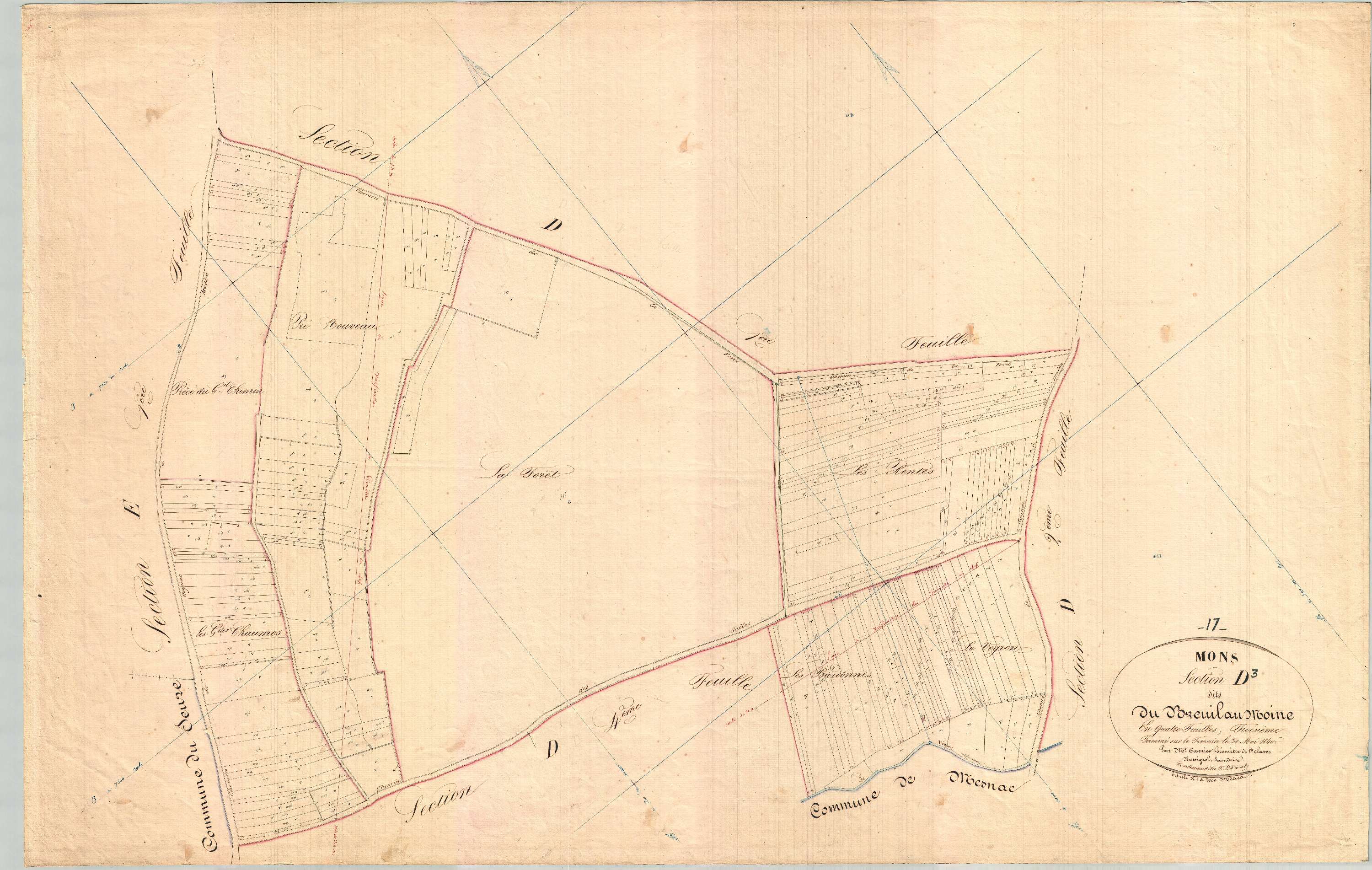 Mons - Section D3 dite du Breuil au Moine.