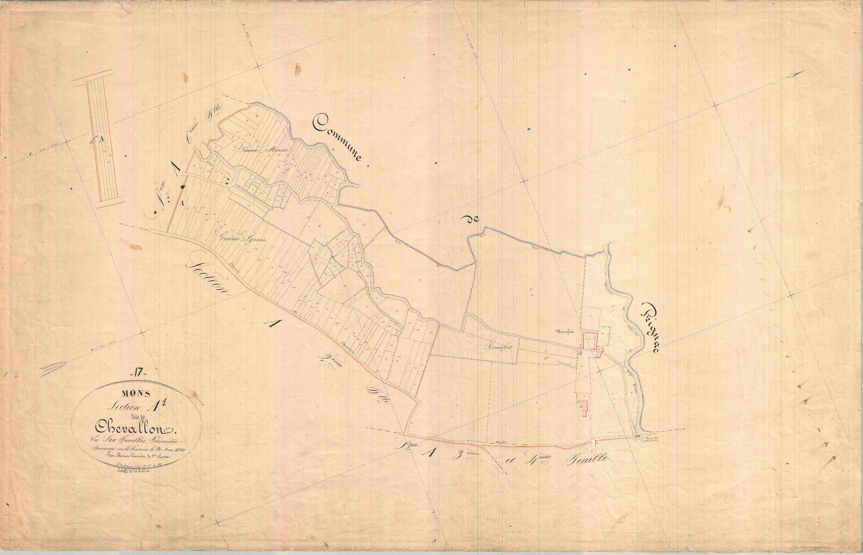 Mons - Section A1 dite de Chevallon.