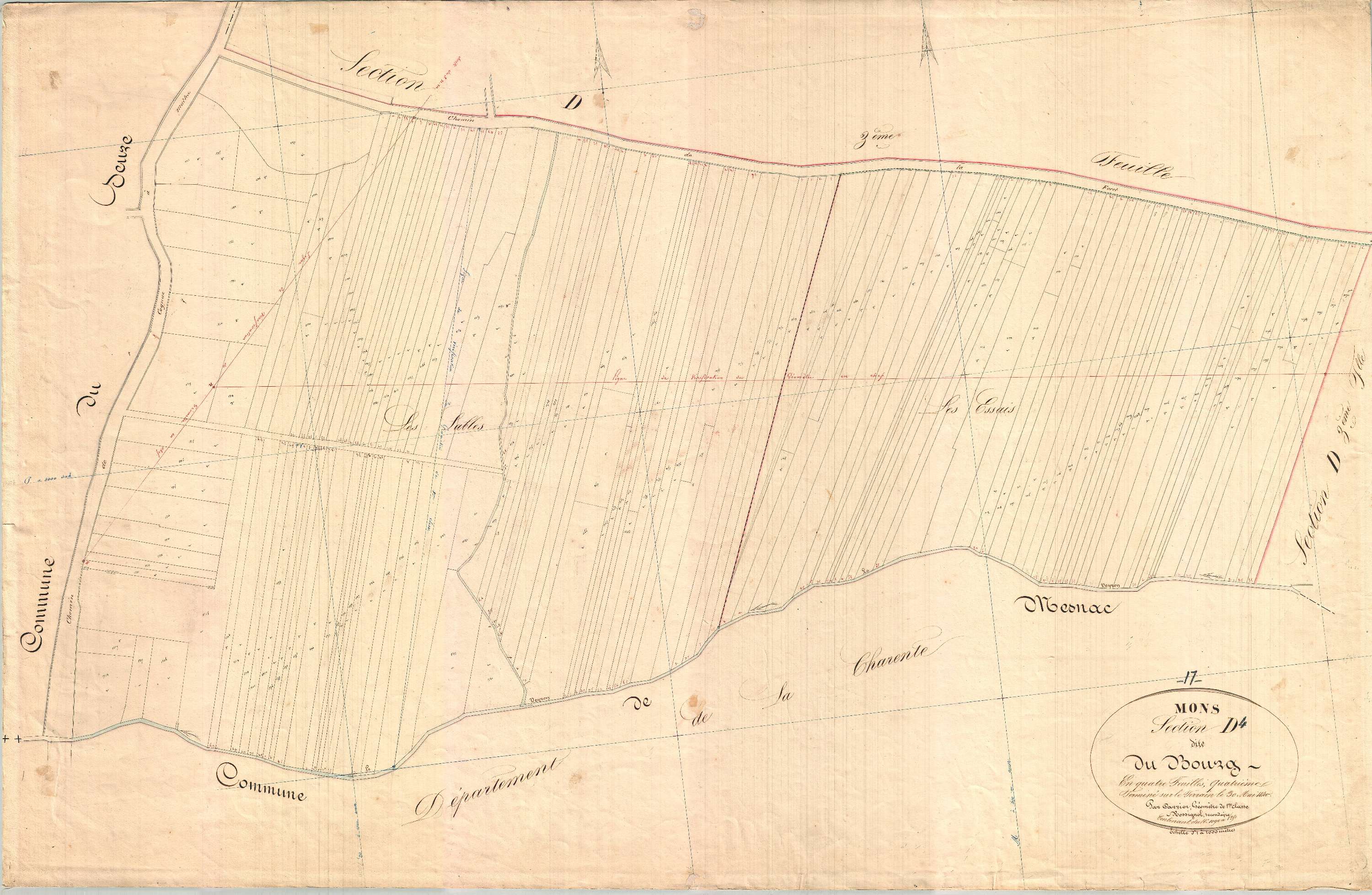 Mons - Section D4 dite du Breuil au Moine.