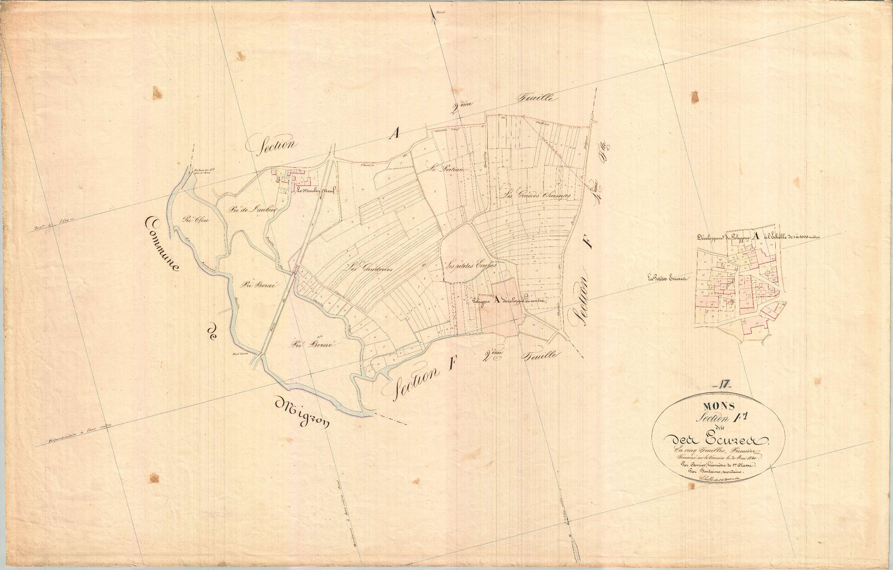 Mons - Section F1 dite des Ecures.