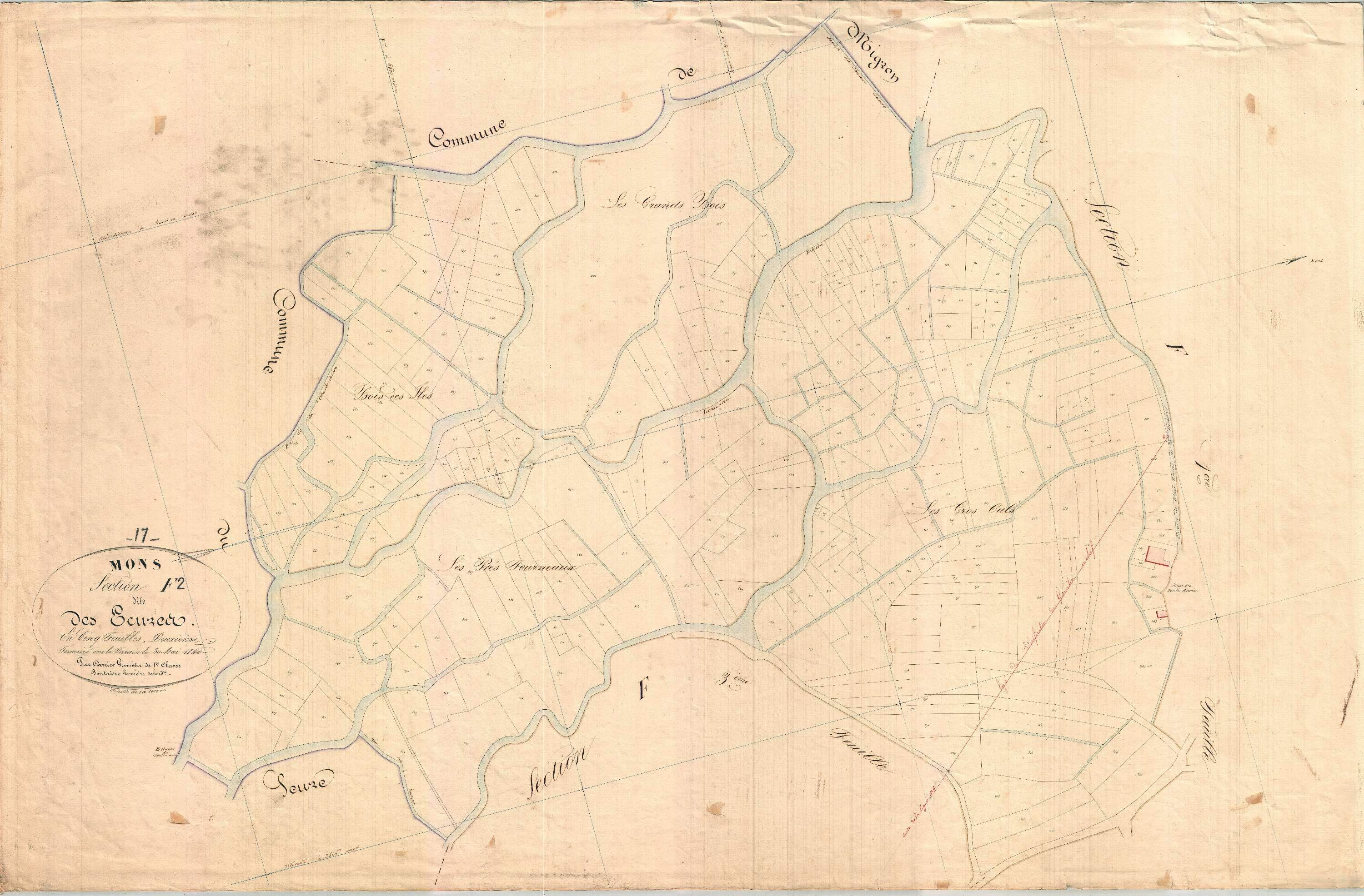 Mons - Section F2 dite des Ecures.