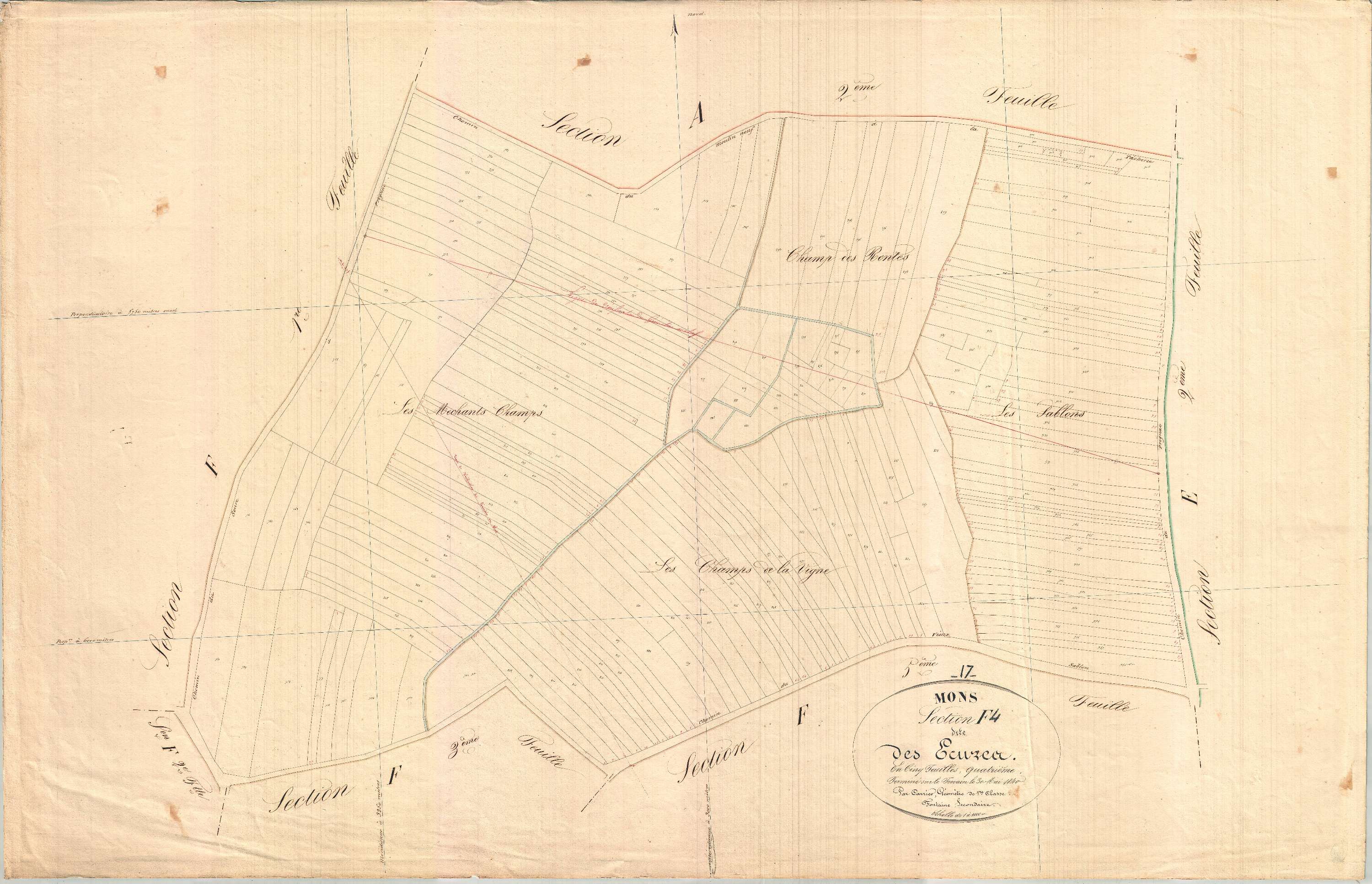 Mons - Section F4 dite des Ecures.