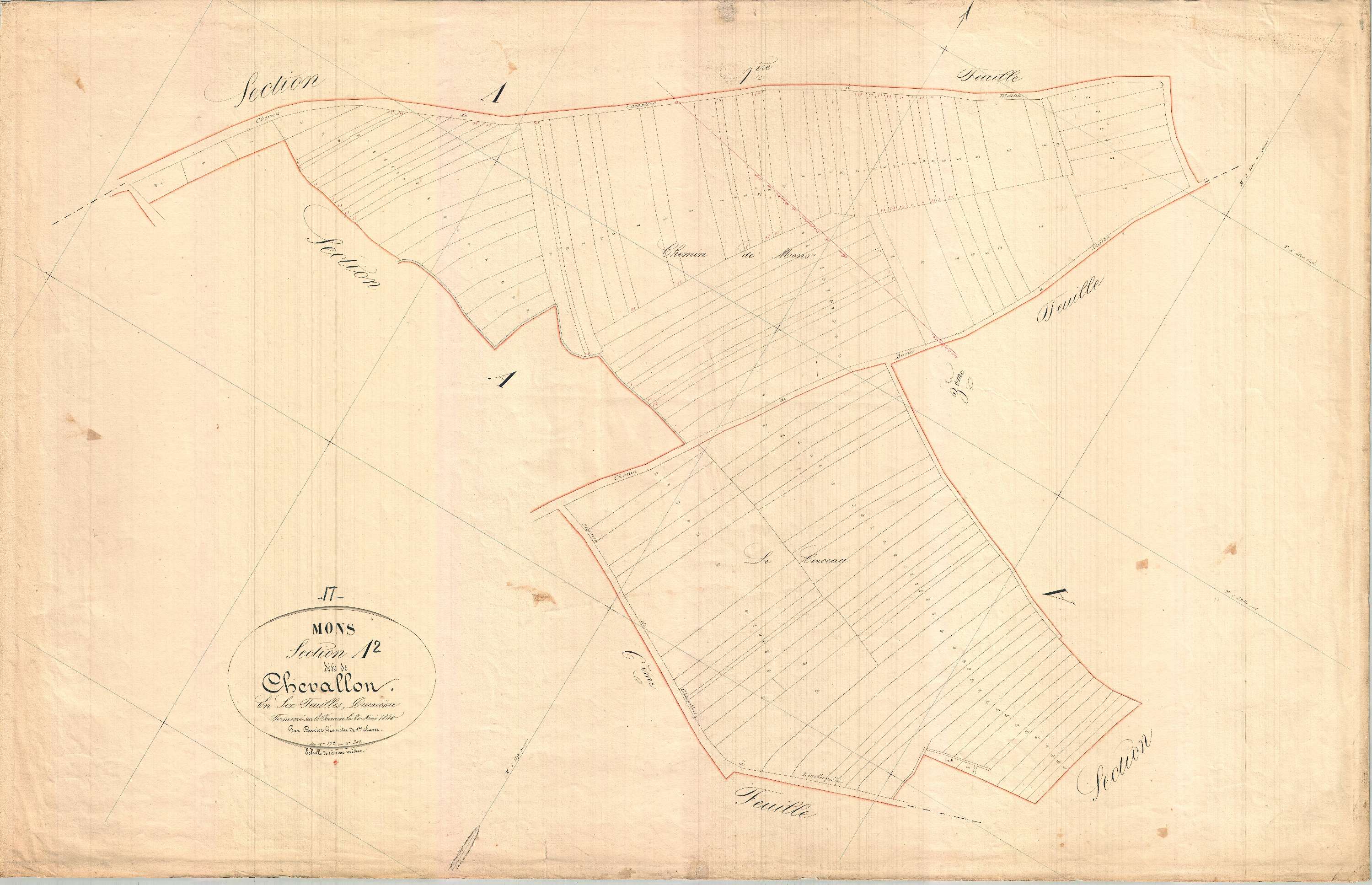 Mons - Section A2 dite de Chevallon.