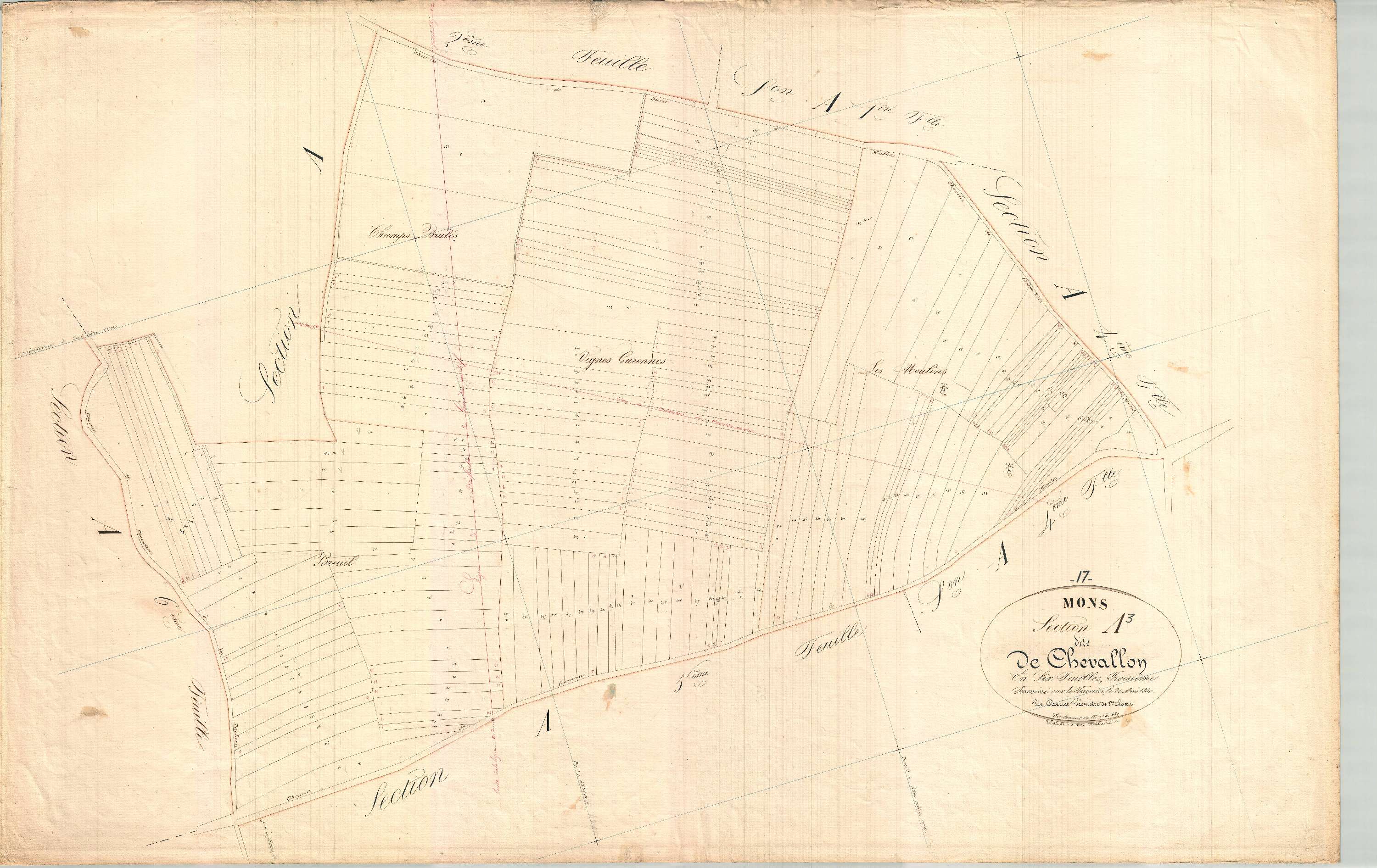 Mons - Section A3 dite de Chevallon.