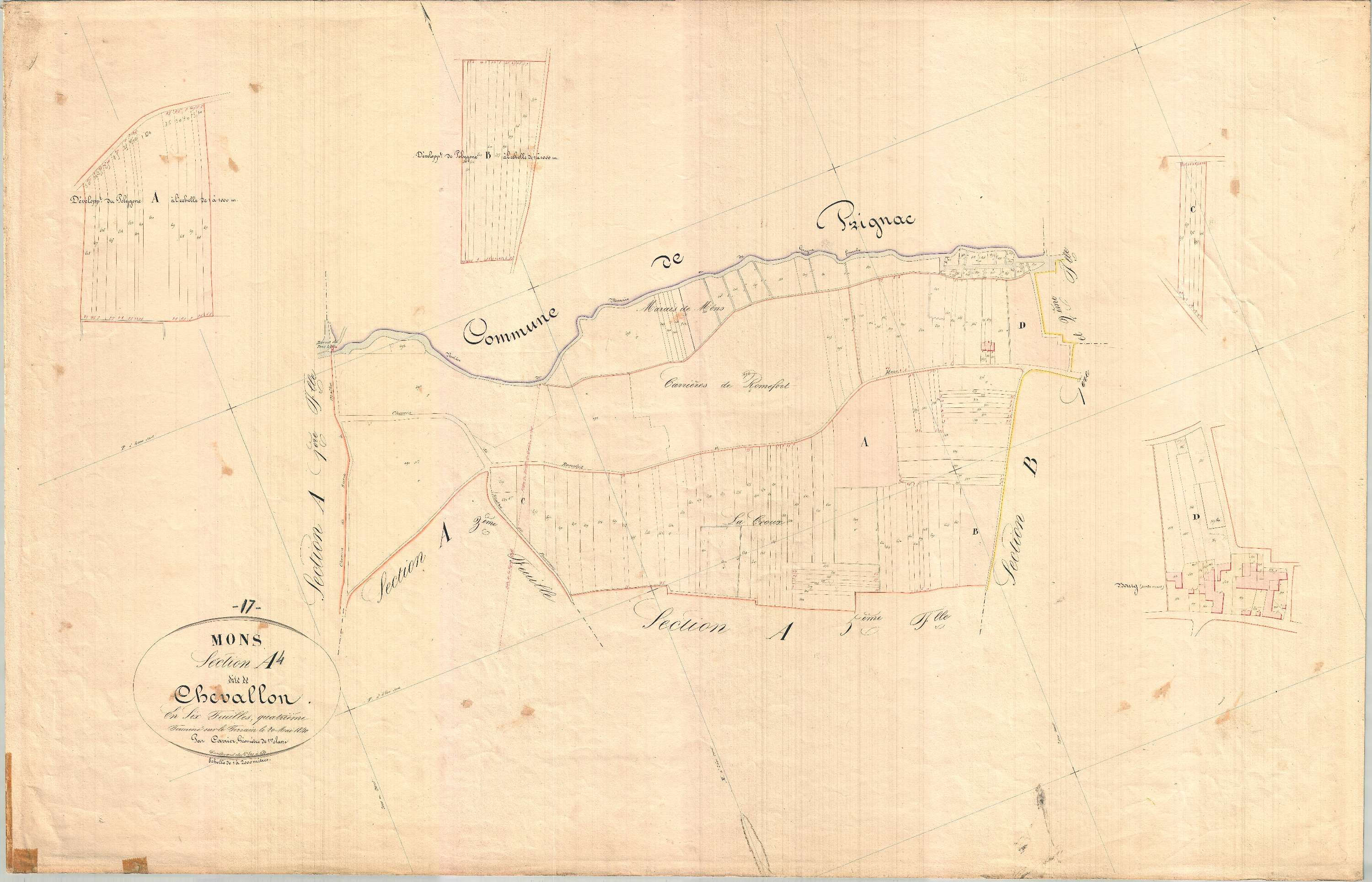 Mons - Section A4 dite de Chevallon.