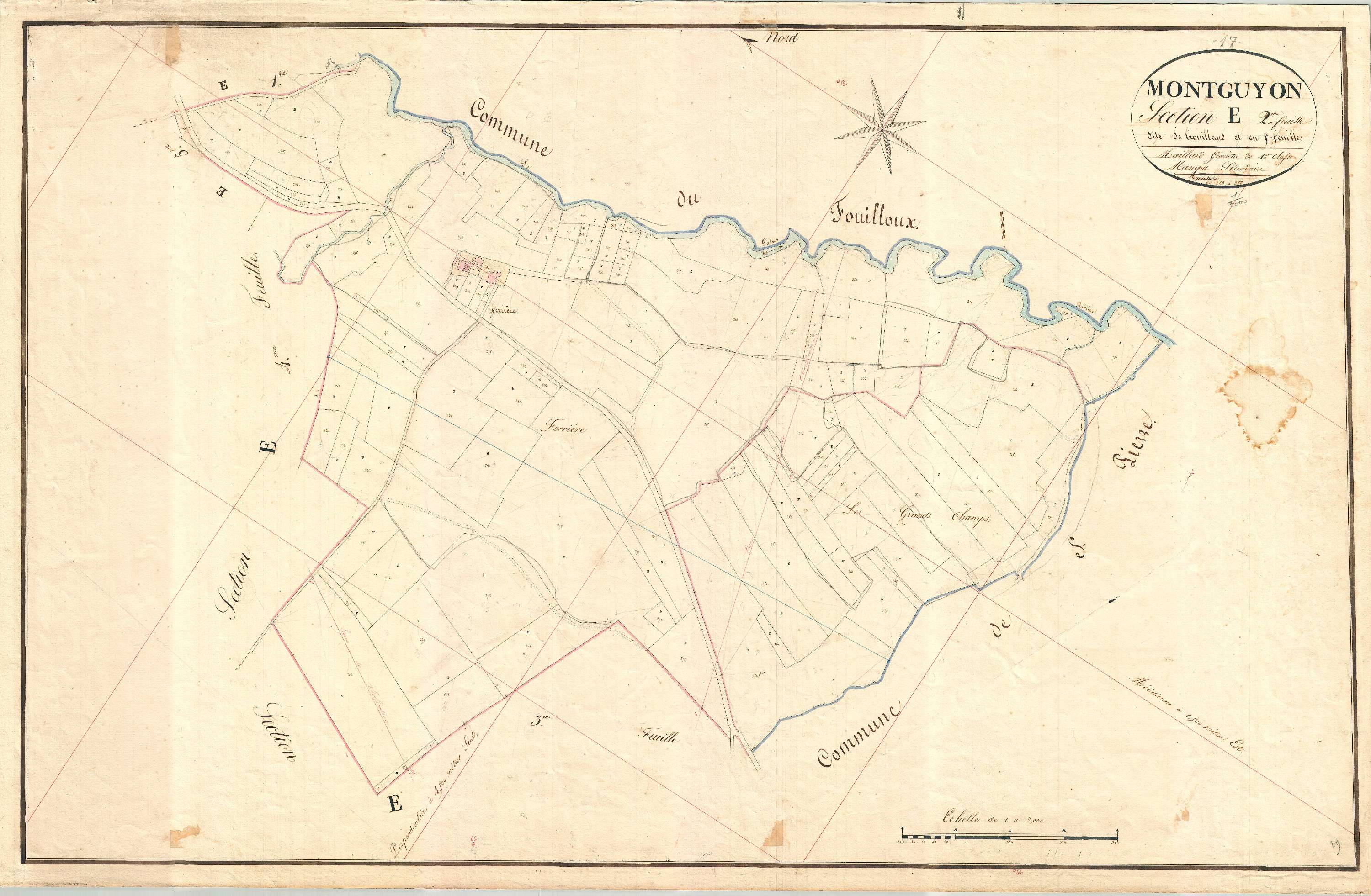 Montguyon - Section E2 dite de Trouillaud.