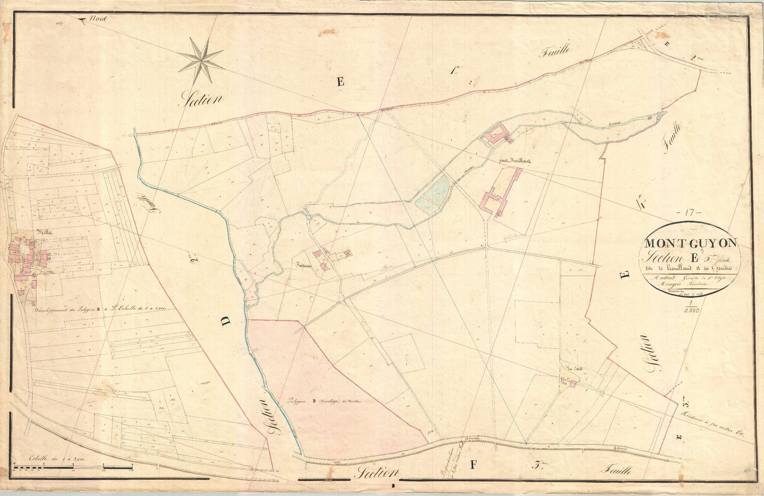 Montguyon - Section E5 dite de Trouillaud.