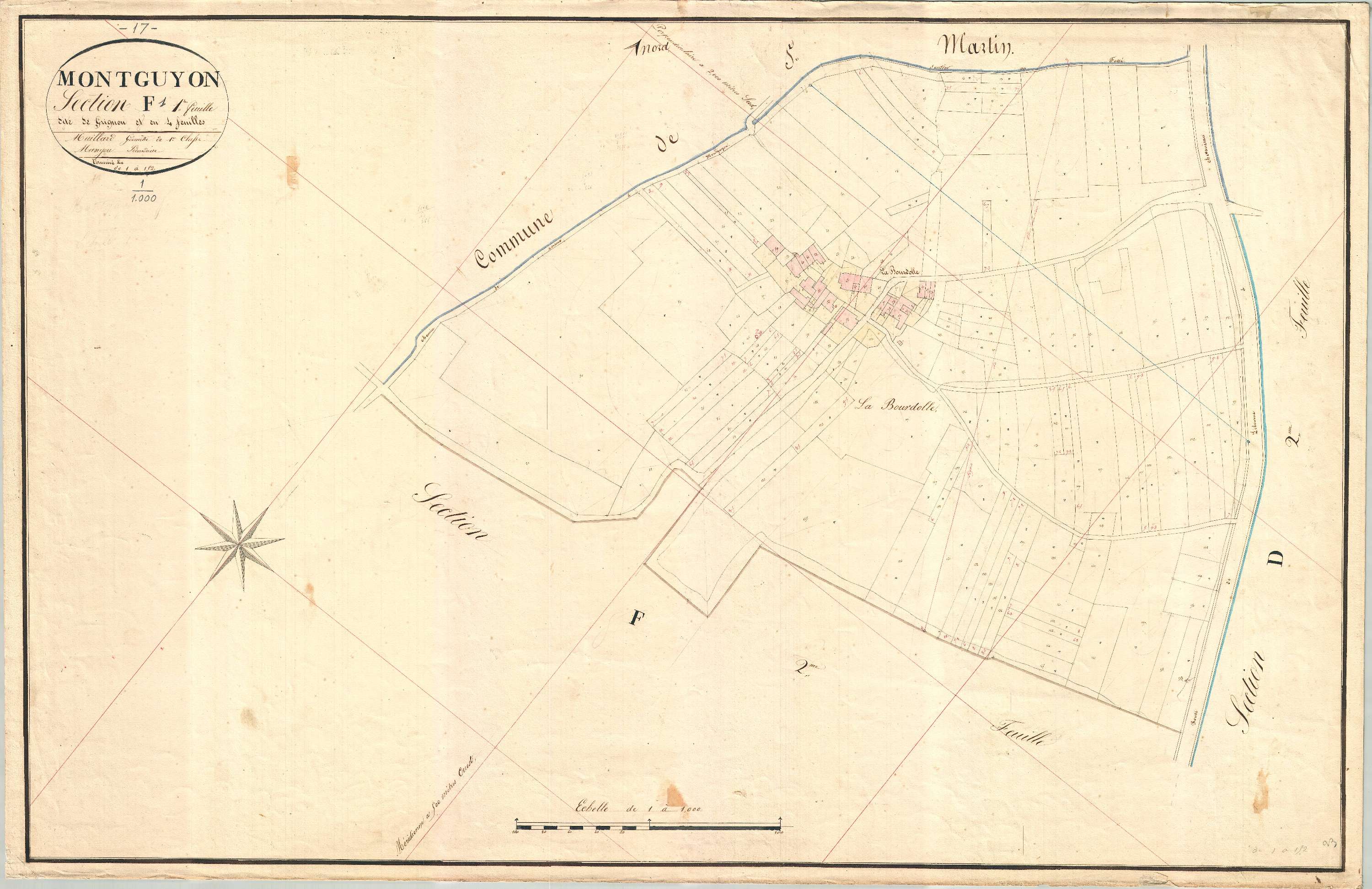 Montguyon - Section F1 dite de Grignon.