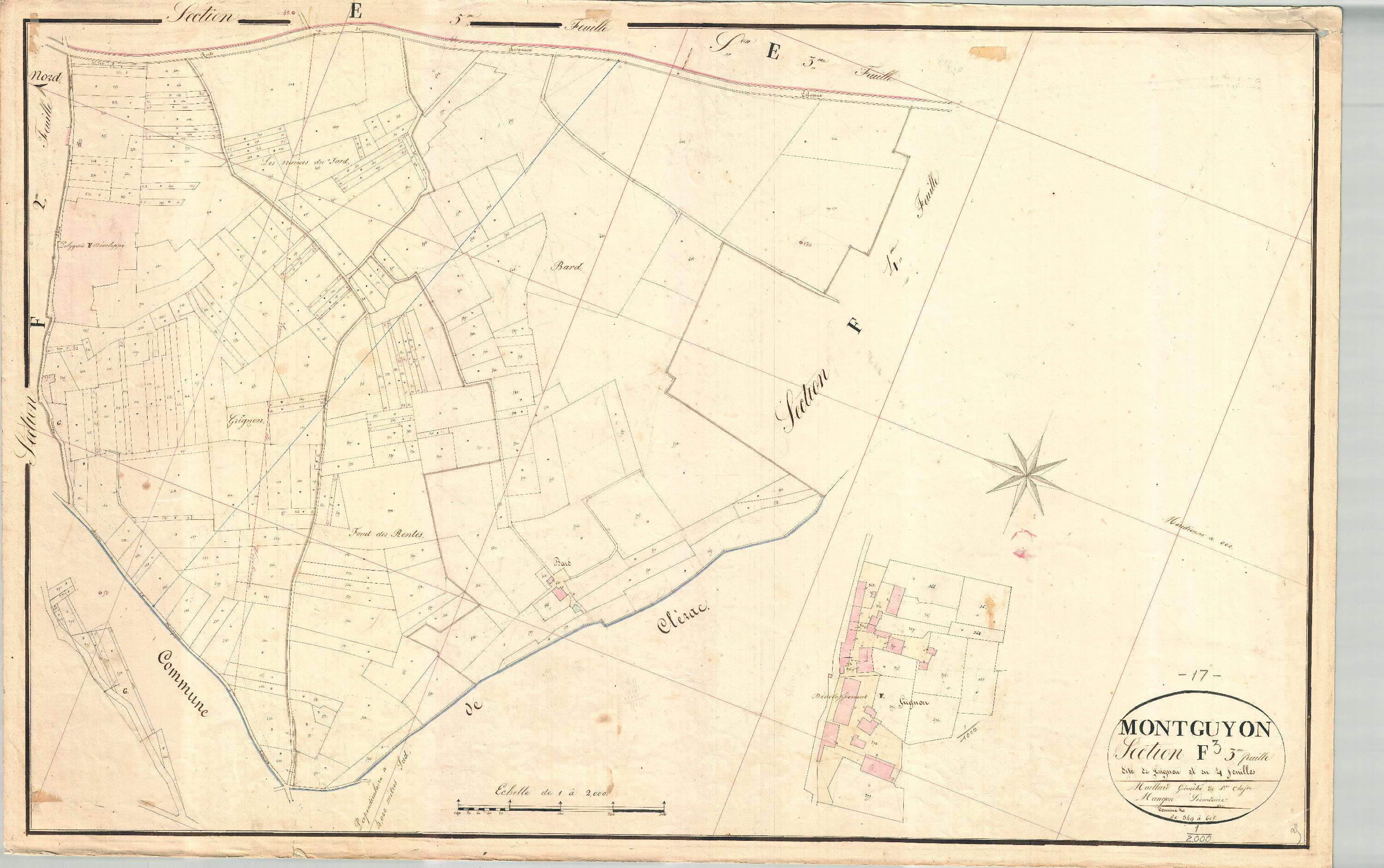 Montguyon - Section F3 dite de Grignon.
