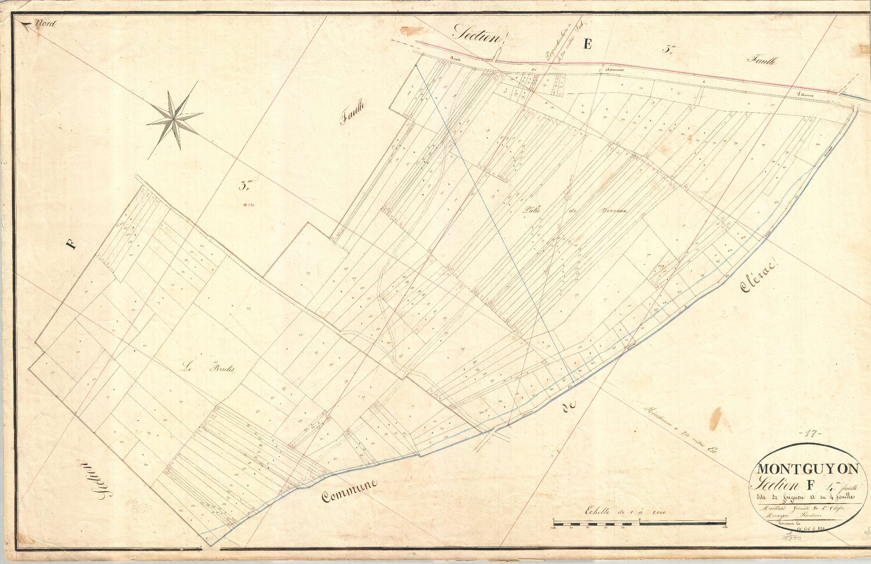 Montguyon - Section F4 dite de Grignon.