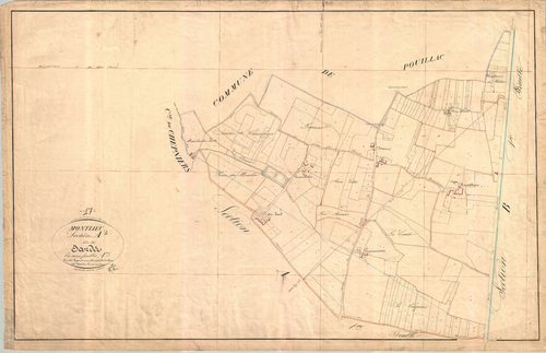 Montlieu-la-Garde - Section A1 dite des Jardes.