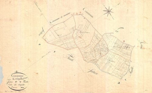 Montpellier-de-Médillan - Section E2 dite des Chapelles.