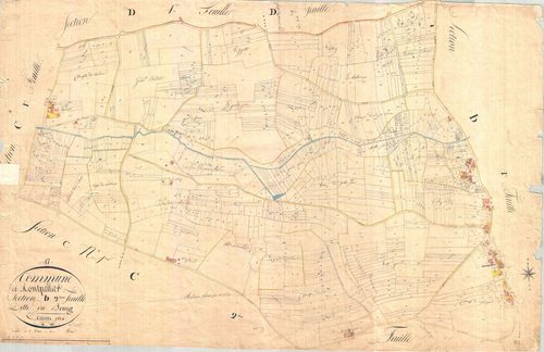 Montpellier-de-Médillan - Section B2 dite du Bourg.