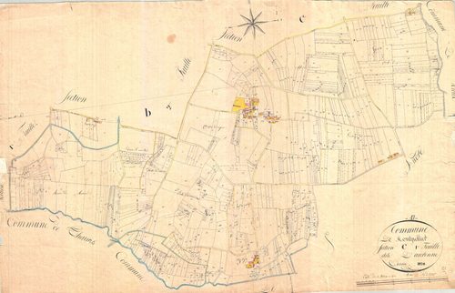Montpellier-de-Médillan - Section C1 dite d'Anzème.