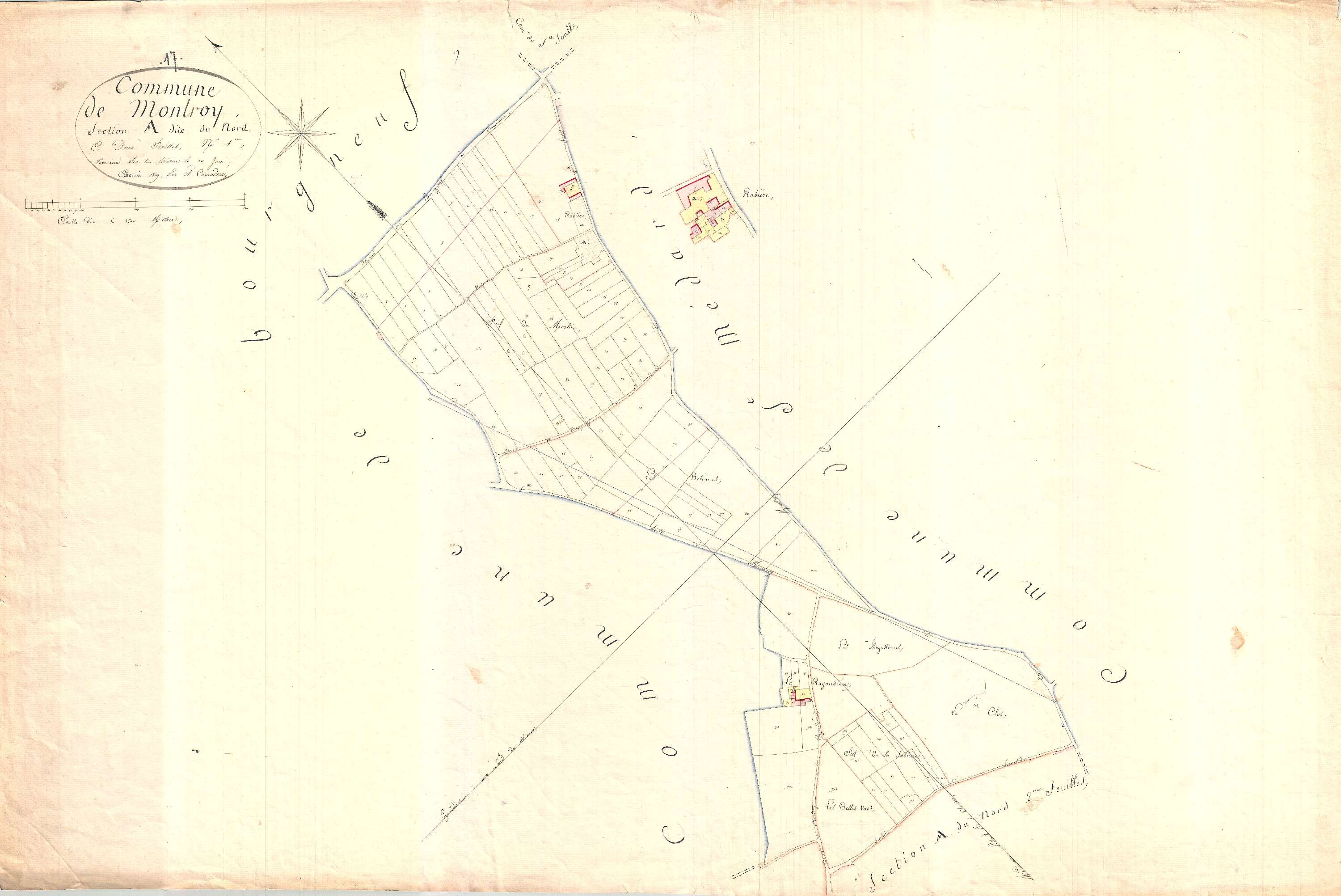 Montroy - Section A1 dite du Nord.