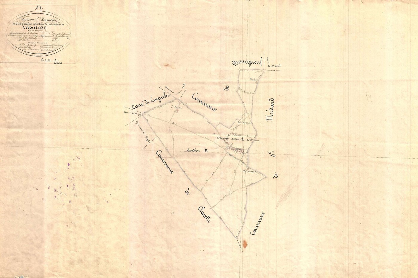 Montroy - Tableau d'assemblage.