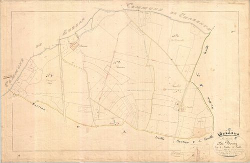 Moragne - Section C1 dite du Bourg.