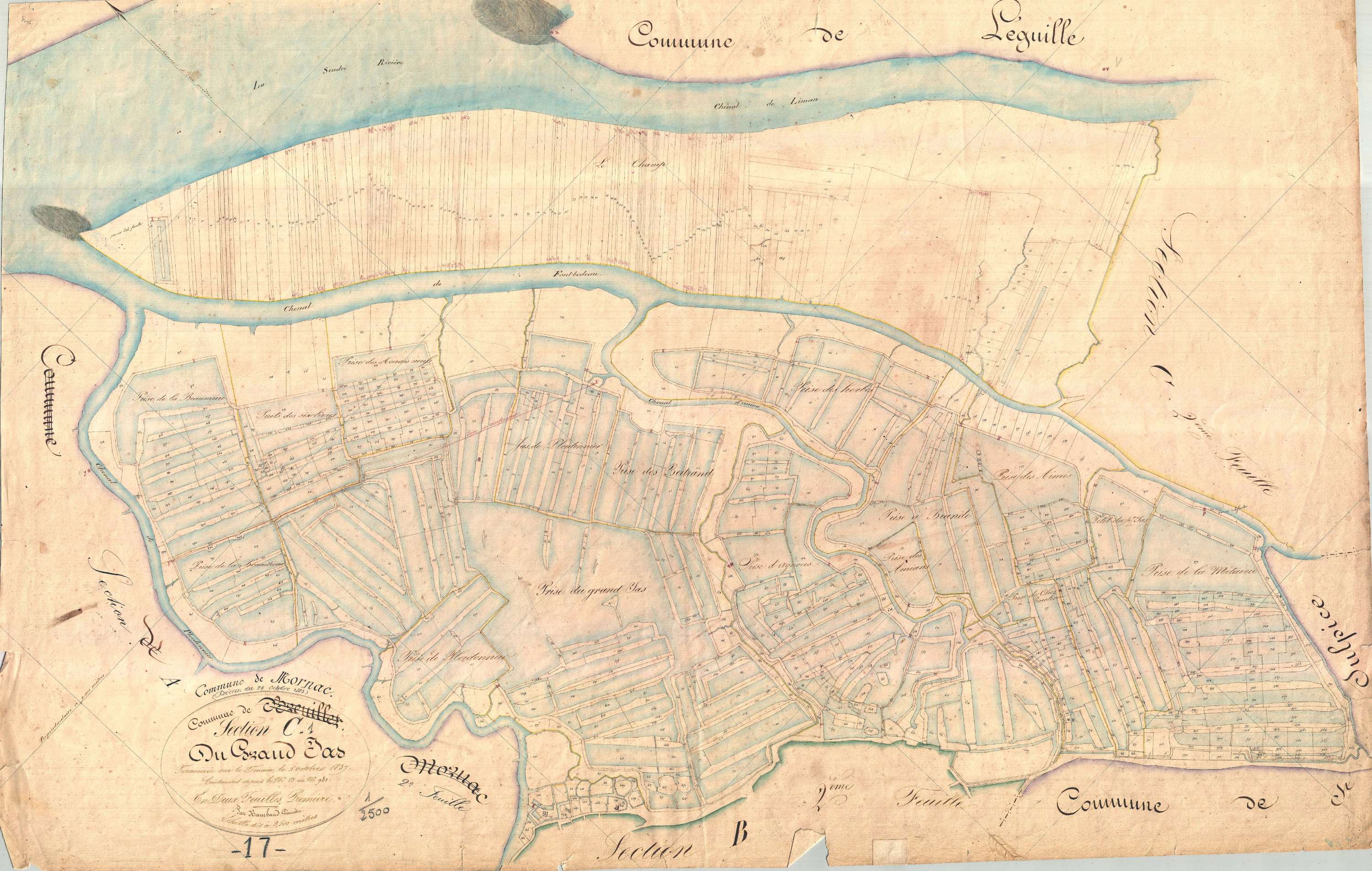 Mornac-sur-Seudre - Section C1 dite du Grand-Pas.
