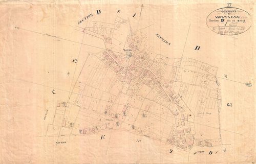 Mortagne-sur-Gironde - Section D2 dite du Bourg.