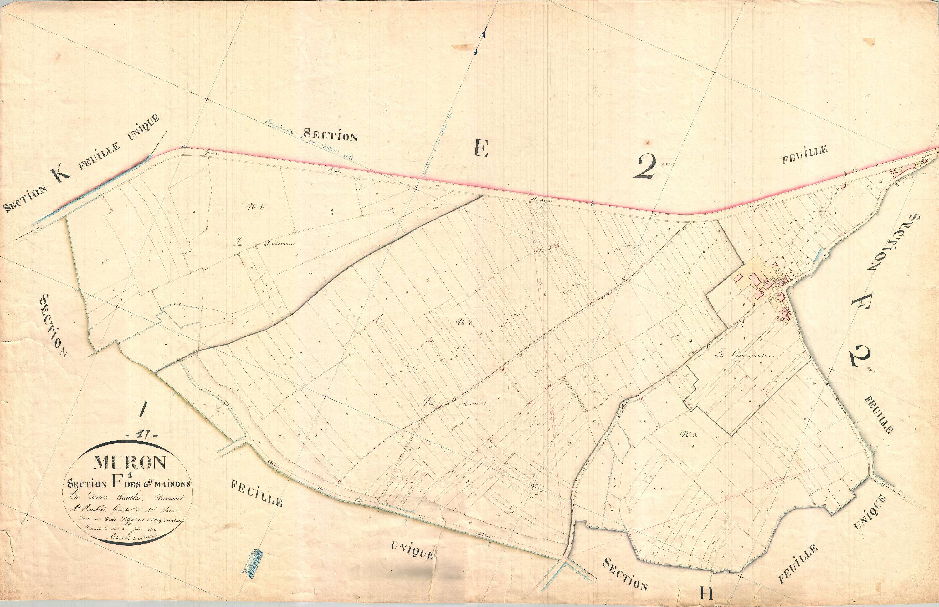 Muron - Section F1 dite des Grandes Marais.
