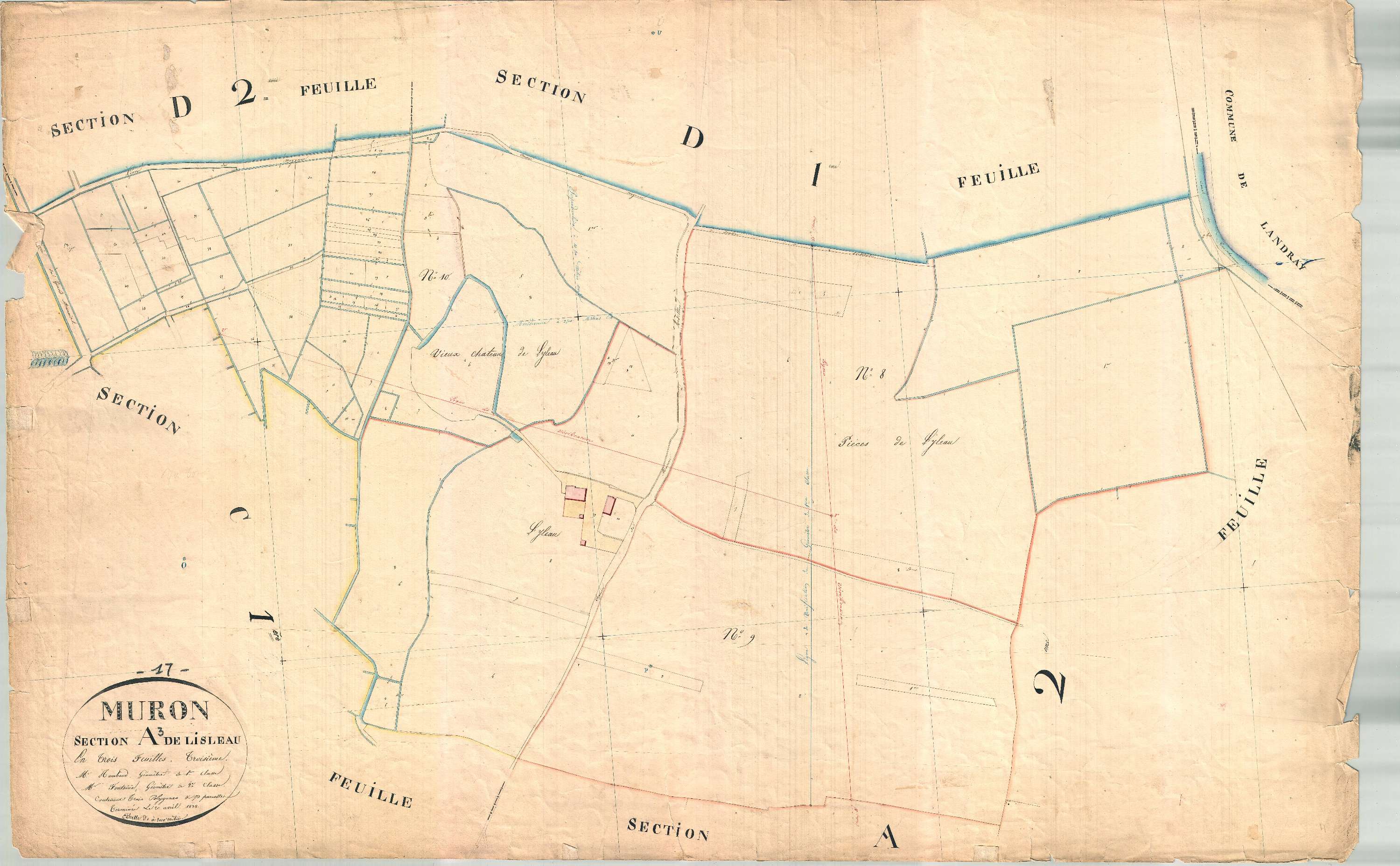 Muron - Section A3 dite de l'Isleau.