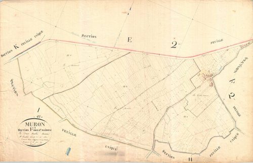 Muron - Section F1 dite des Grandes Marais.