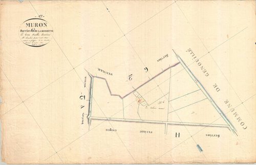 Muron - Section G3 dite de la Bossette.