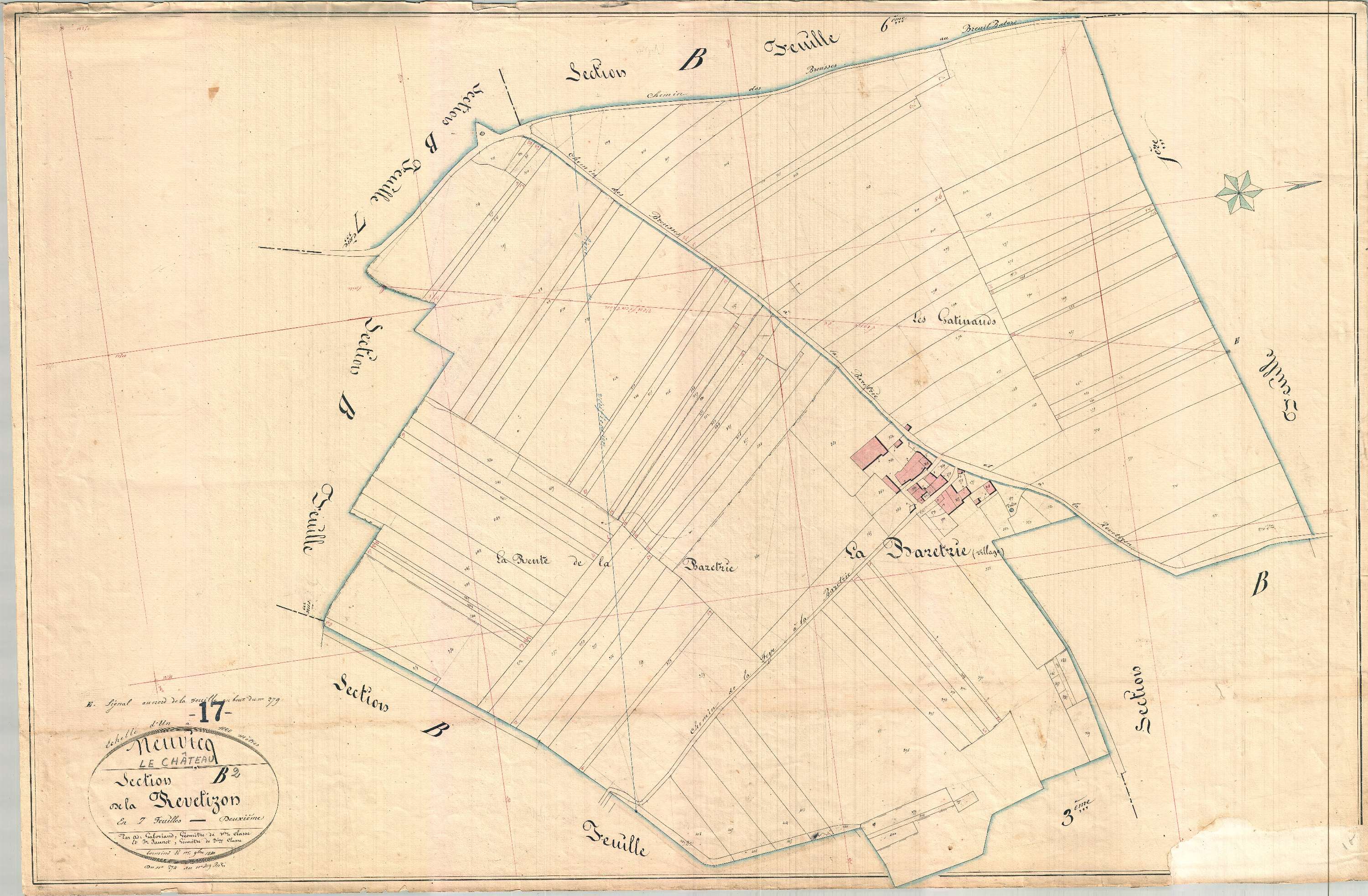 Neuvicq-le-Château - Section B2 dite de la Revetizon.
