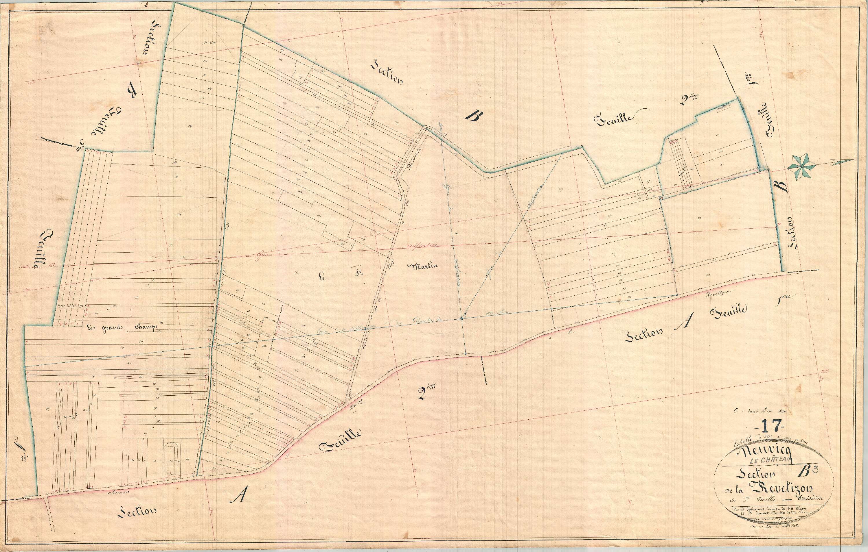Neuvicq-le-Château - Section B3 dite de la Revetizon.