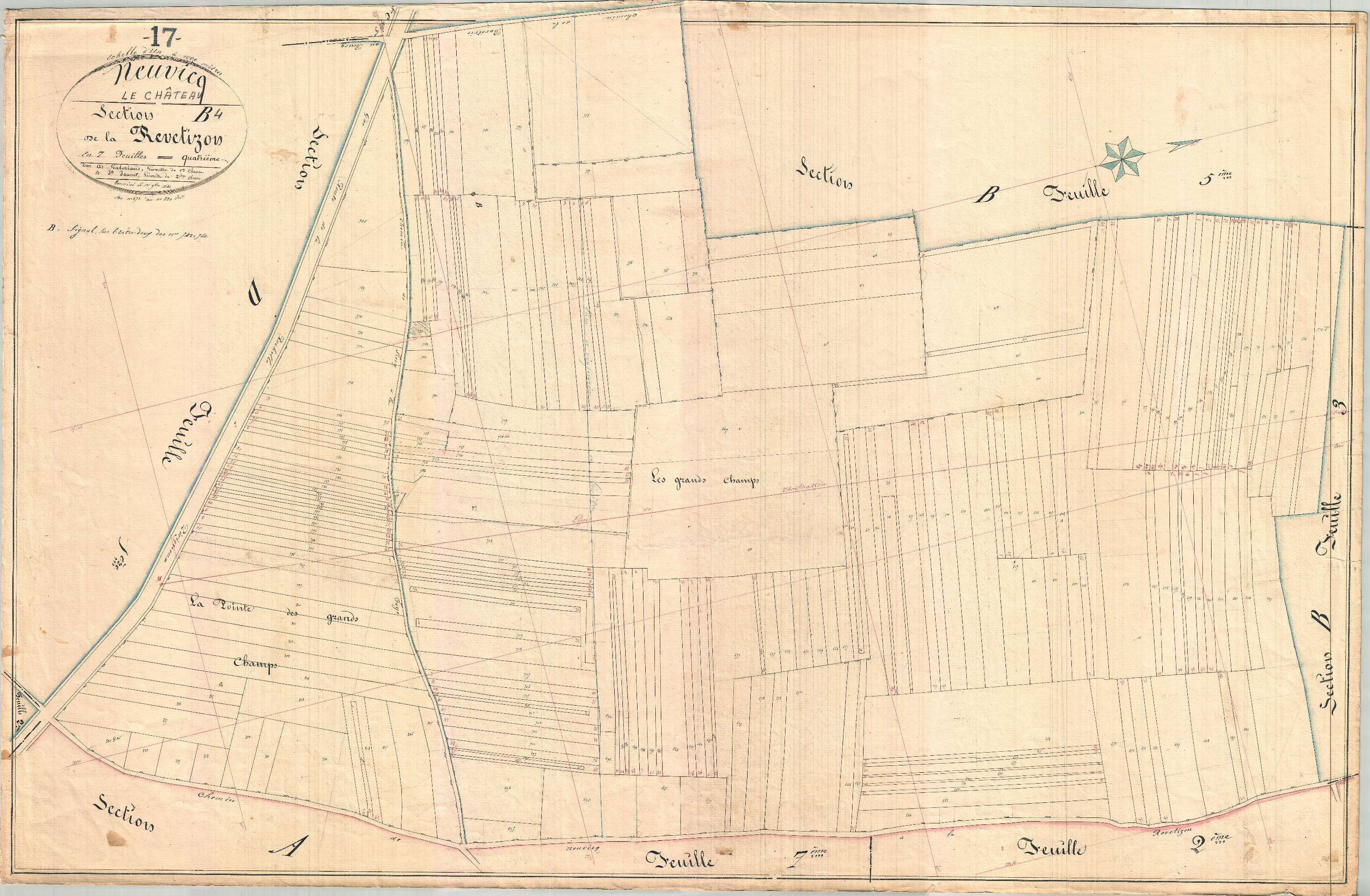 Neuvicq-le-Château - Section B4 dite de la Revetizon.
