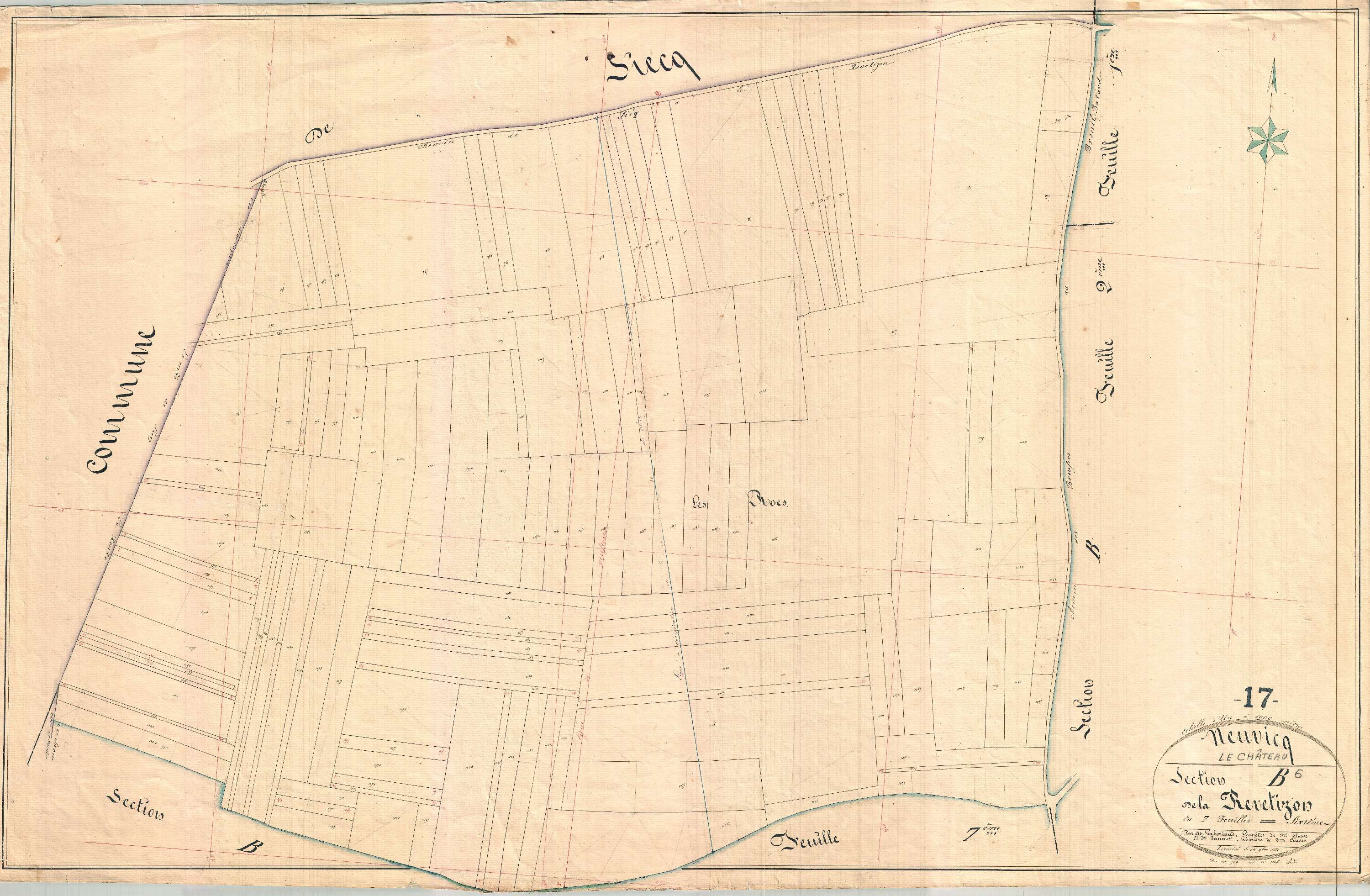Neuvicq-le-Château - Section B6 dite de la Revetizon.