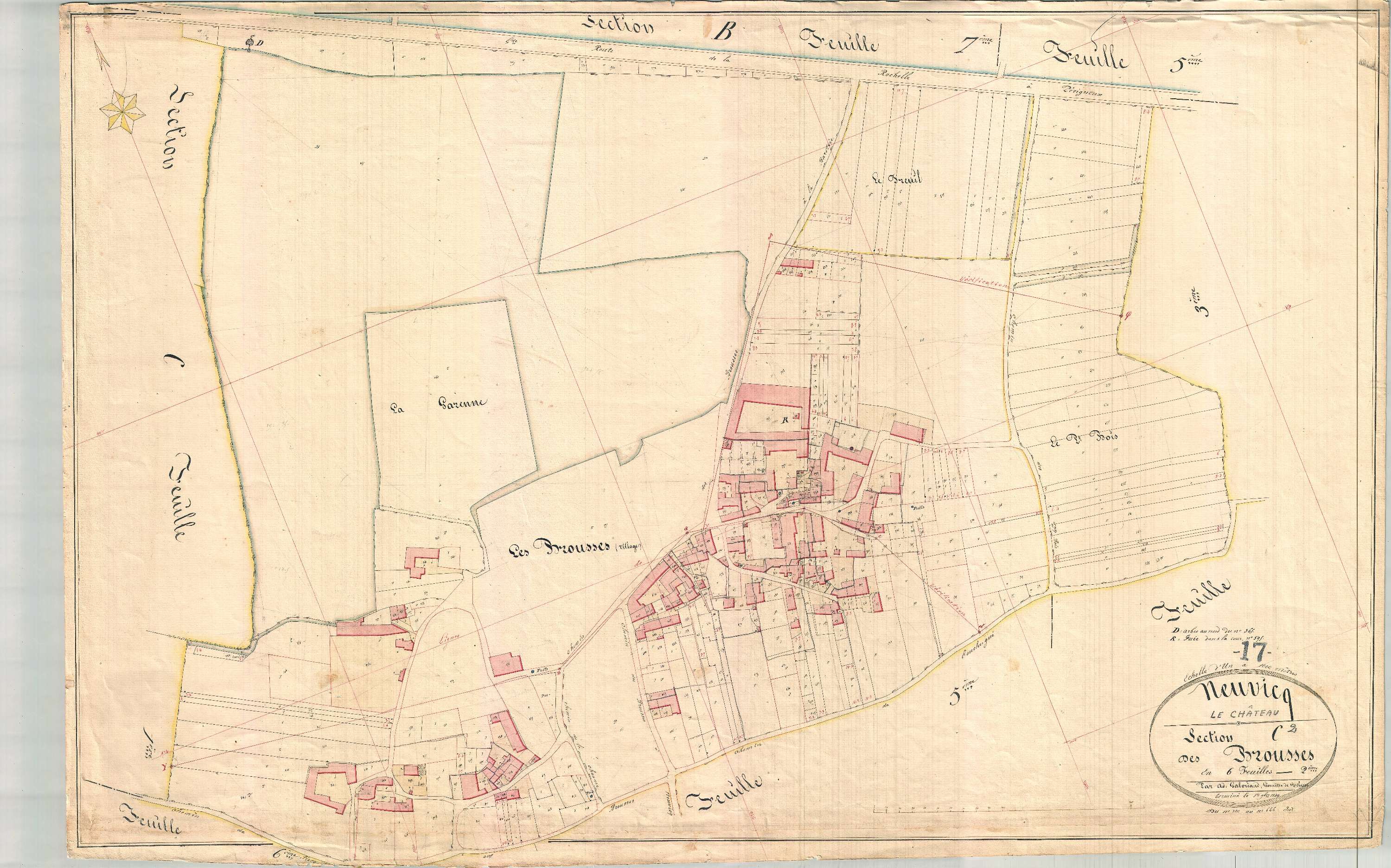 Neuvicq-le-Château - Section C2 dite des Brousses.